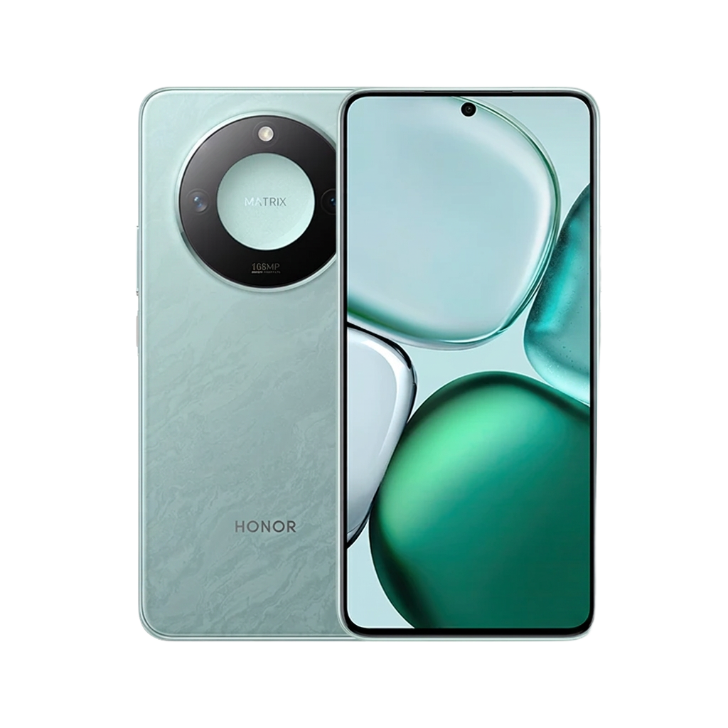 Smartphone Honor X9C, parte trasera verde menta con cámara de 108MP